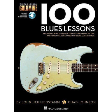 100 Blues Guitar Lessons Goldmine Bk 2Cd-Buzz Music