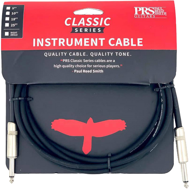 PRS Classic Instrument Cable, Straight to Straight, 18 Foot-Buzz Music