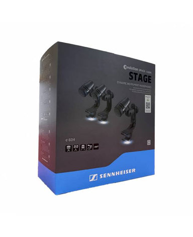Sennheiser 3PACK e604 Microphone set with 3x e 604, instrument microphone, dynamic, cardioid-Buzz Music
