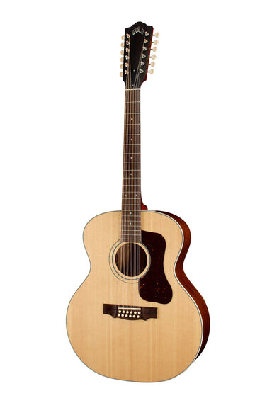 Guild F-412E USA-Made 12-String Jumbo Acoustic Guitar with LR Baggs Pickup and Hardcase - Spruce Top, Mahogany Back & Sides-Buzz Music