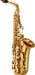 Yamaha YAS280 Alto Saxophone High F# key, front F key. Includes backpack case. Gold lacquer.-Buzz Music