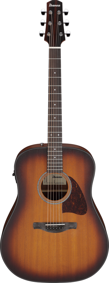 Ibanez AAD54E Open Pore Mahogany Sunburst Acoustic Guitar-Buzz Music