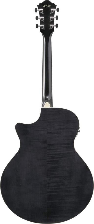 Ibanez AE170 Transparent Black High Gloss Acoustic Guitar-Buzz Music