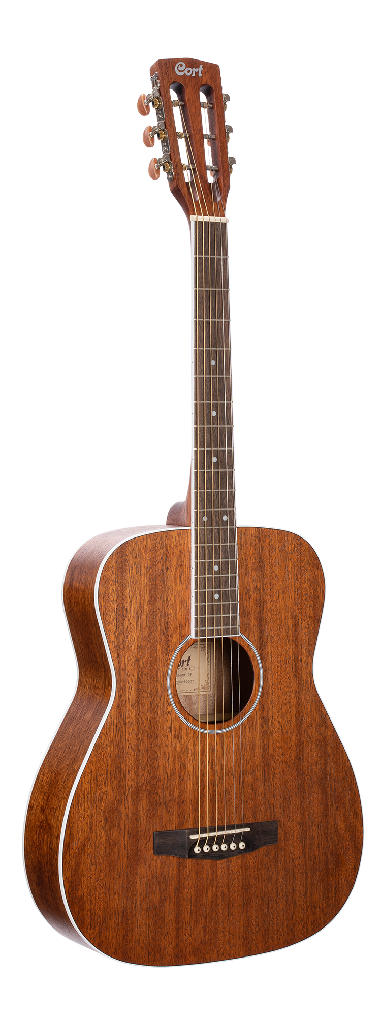 Cort AF590MF OP All Mahogany Concert Acoustic Guitar with Pickup Open Pore-Buzz Music