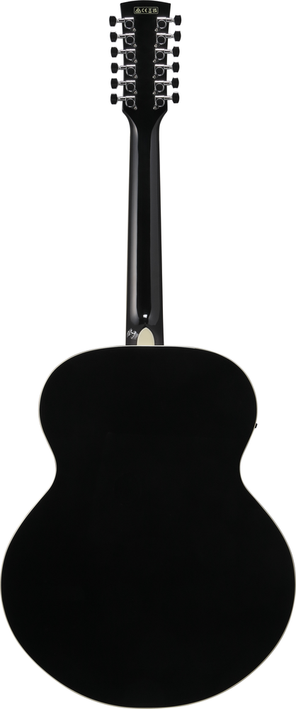 Ibanez AJ7012M1E Black High Gloss Acoustic Guitar-Buzz Music