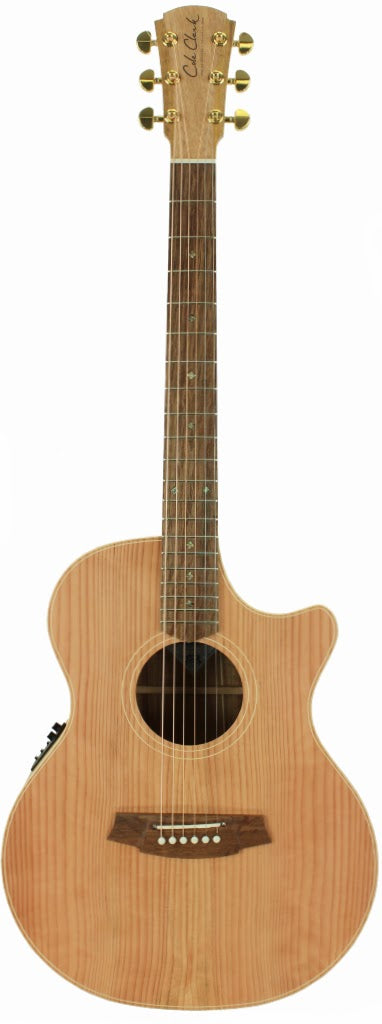 Cole Clark AN2EC Grand Auditorium Acoustic Electric Guitar - Redwood Top, Blackwood Back & Sides - With Hard Case-Buzz Music