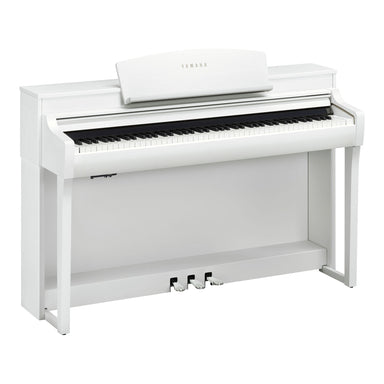 Yamaha CSP-255WH Smart Digital Piano with Stream Lights - White-Buzz Music