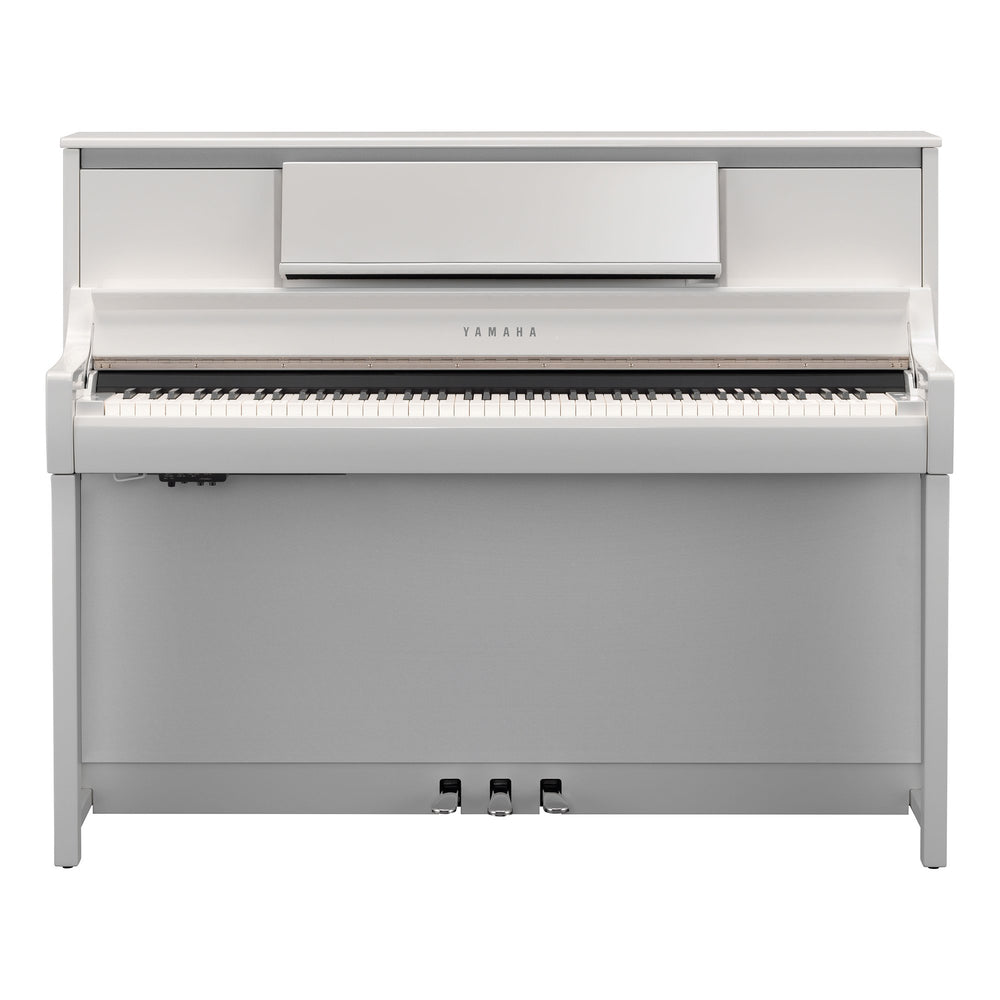 Yamaha CSP-295WH Smart Digital Piano with Stream Lights - Polished White-Buzz Music