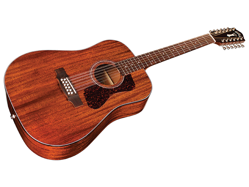 GUILD D-1212 - 12 STRING ACOUSTIC Guitar - All Solid Mahogany with Bag-Buzz Music