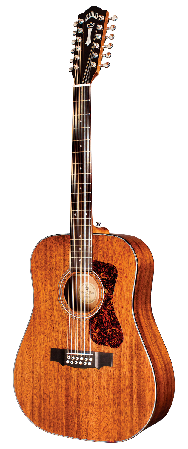 GUILD D-1212 - 12 STRING ACOUSTIC Guitar - All Solid Mahogany with Bag-Buzz Music