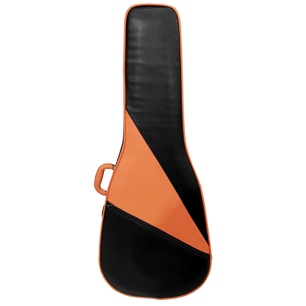 DCM Deluxe DXDO Black / Orange Lightweight Foam Dreadnought Guitar Case-Buzz Music