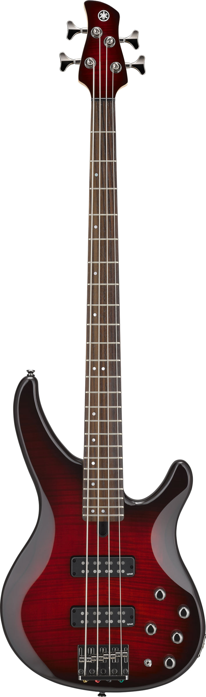 Yamaha TRBX604 4 String Bass Guitar - Dark Red Burst-Buzz Music