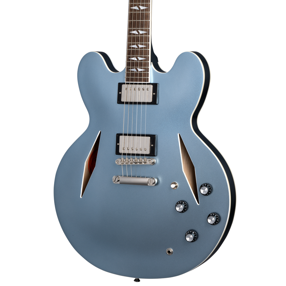 EPIPHONE DAVE GROHL DG335 IN HARD CASE - PELHAM BLUE-Buzz Music