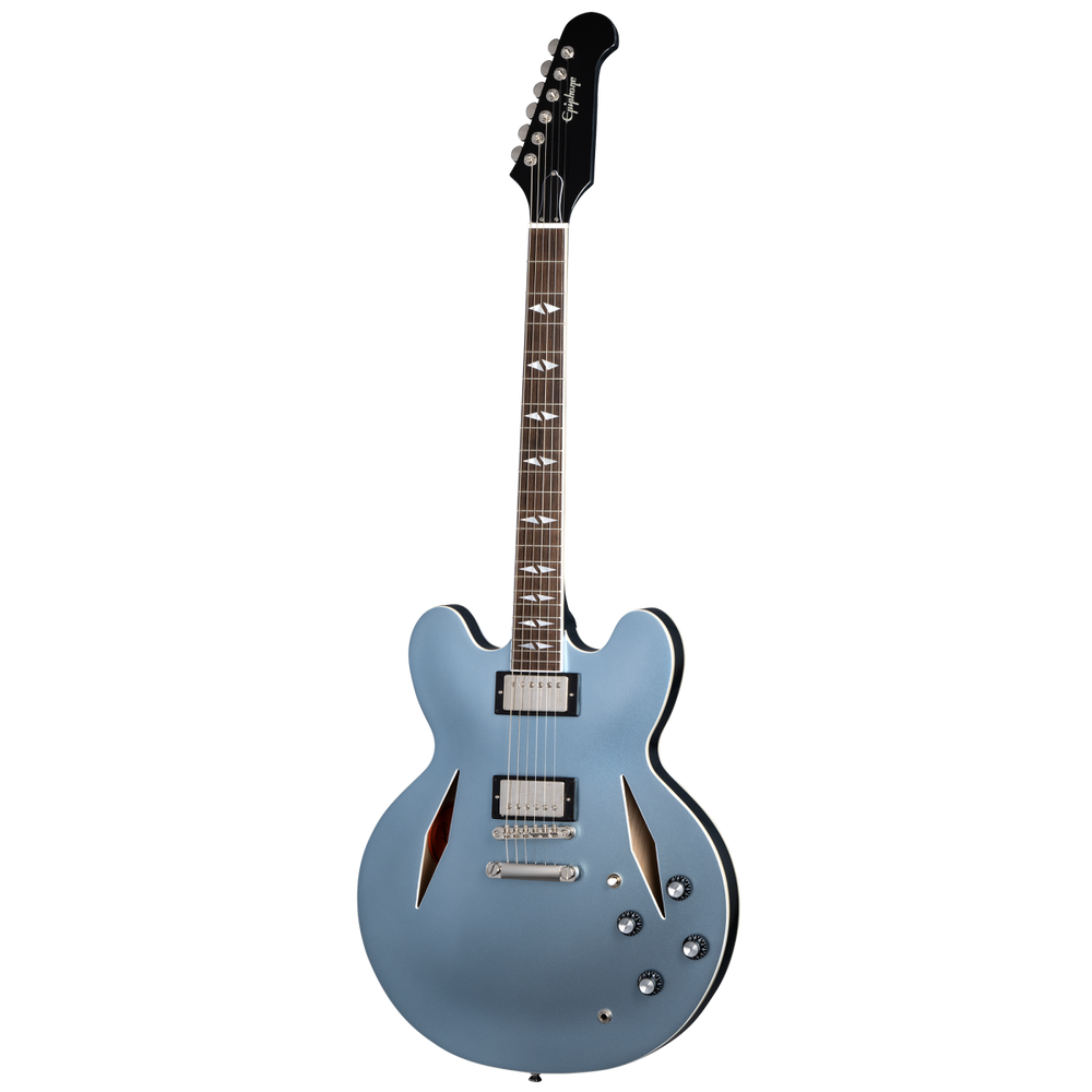 EPIPHONE DAVE GROHL DG335 IN HARD CASE - PELHAM BLUE-Buzz Music