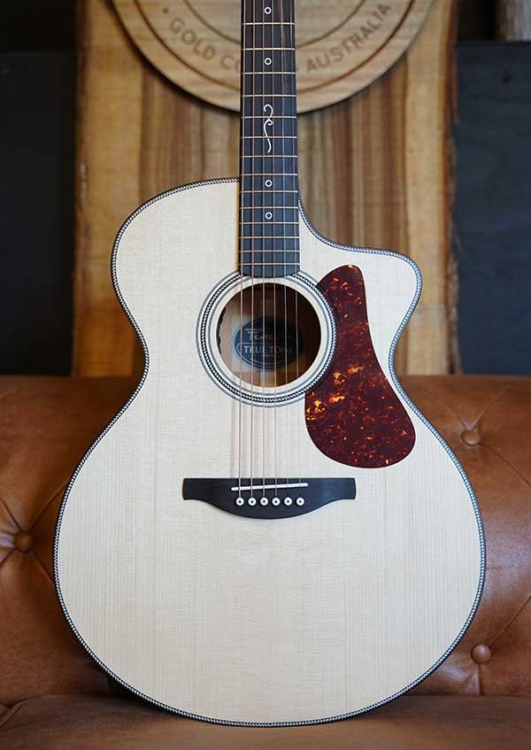 Fenech True Tone GAc - All Solid Spruce Top, Mahogany Back & Sides with Pickup & TKL Flight Case-Buzz Music