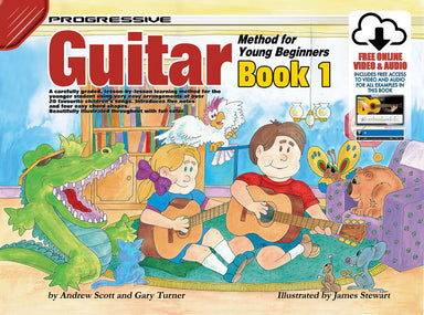 Progressive Guitar Method 1 For Young Beginners Book/online Video And Audio-Buzz Music