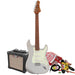 Northstar S-Style Electric Guitar - Inca Silver with Aroma 10W Amp & Accessory Pack-Buzz Music