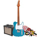 Northstar T-Style Electric Guitar - Cadillac Blue with Aroma 10W Amp & Accessory Pack-Buzz Music