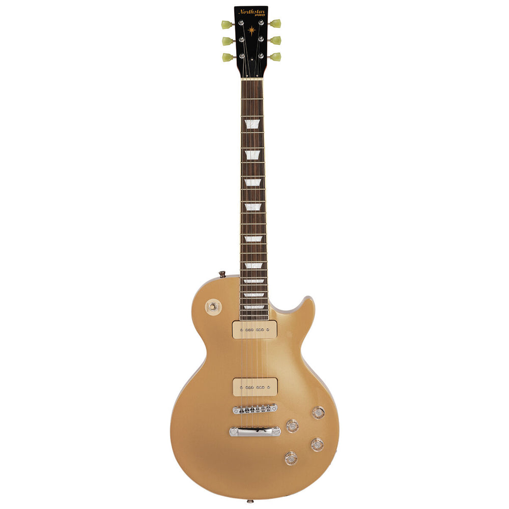 Northstar Pro LP-Style Electric Guitar - Metallic Gold Top-Buzz Music