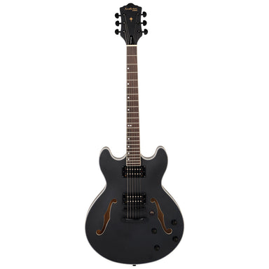 Northstar Pro Hollow Body Electric Guitar - Open Pore Black Satin-Buzz Music