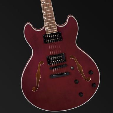 Northstar Pro Hollow Body Electric Guitar - Pore Cherry Satin-Buzz Music
