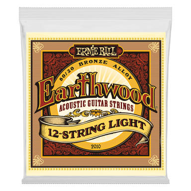 Ernie Ball Earthwood Light 12-String 80/20 Bronze Acoustic Guitar Strings - 9-46 Gauge-Buzz Music