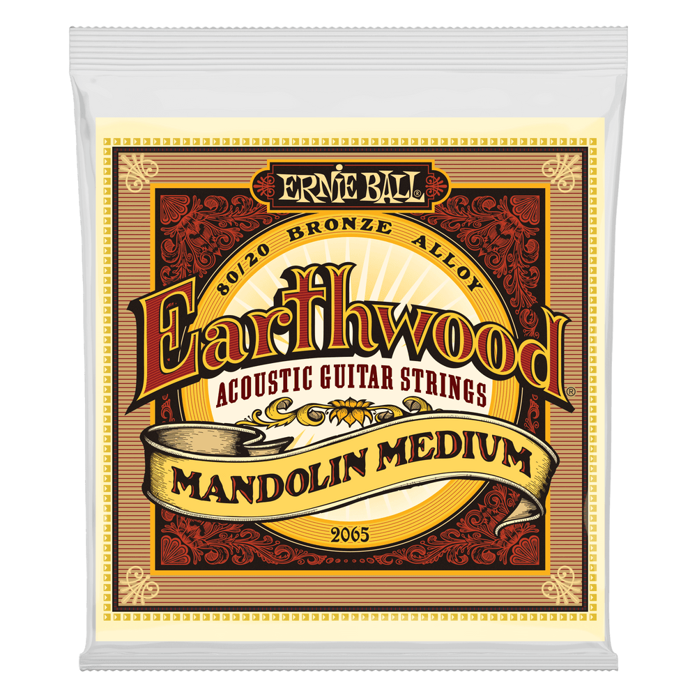 Ernie Ball Earthwood Mandolin Medium Loop End 80/20 Bronze Acoustic Guitar Strings - 10-36 Gauge-Buzz Music