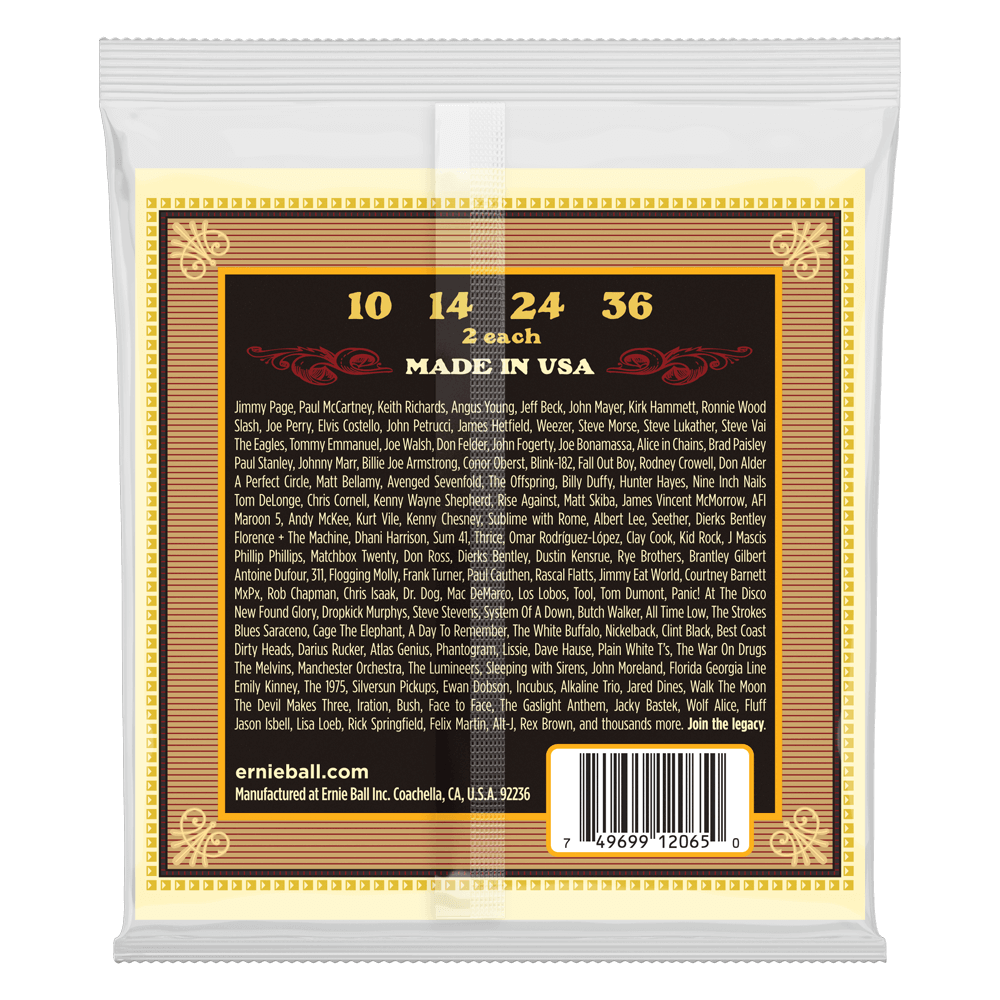 Ernie Ball Earthwood Mandolin Medium Loop End 80/20 Bronze Acoustic Guitar Strings - 10-36 Gauge-Buzz Music