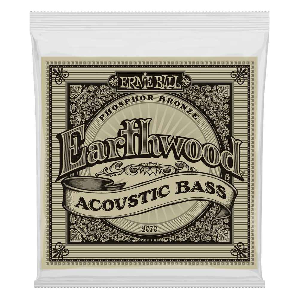 Ernie Ball Earthwood Phosphor Bronze Acoustic Bass Strings - 45-95 Gauge-Buzz Music