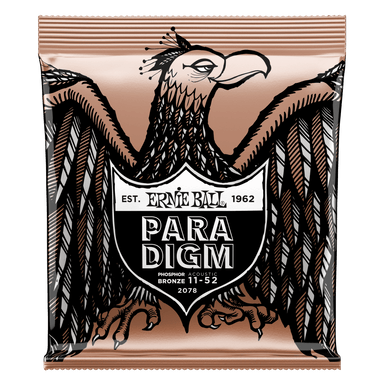 Ernie Ball Paradigm Light Phosphor Bronze Acoustic Guitar Strings - 11-52 Gauge-Buzz Music