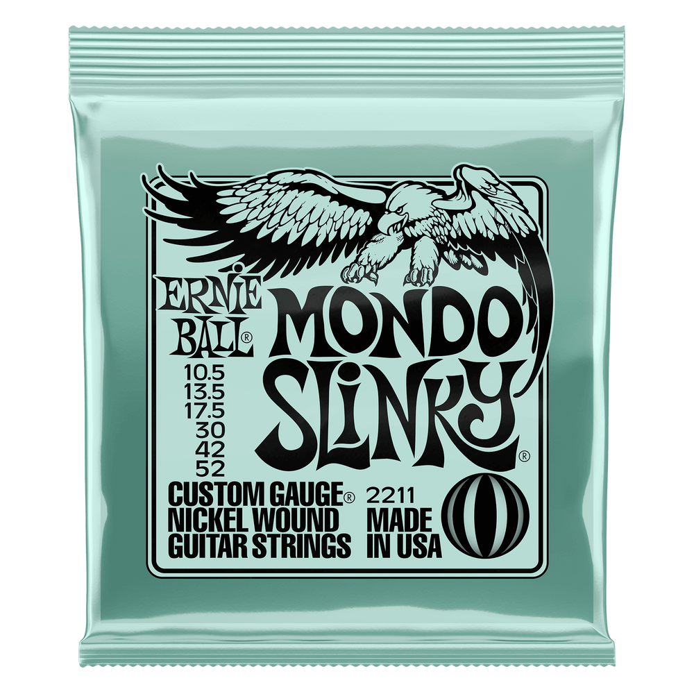 Ernie Ball Mondo Slinky Nickel Wound Electric Guitar Strings 10.5 - 52 Gauge-Buzz Music