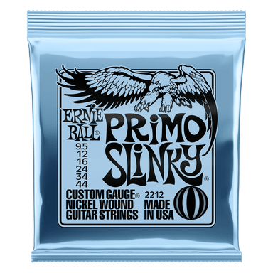 Ernie Ball Primo Slinky Nickel Wound Electric Guitar Strings - 9.5-44 Gauge-Buzz Music