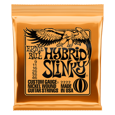 Ernie Ball Hybrid Slinky Nickel Wound Electric Guitar Strings - 9-46 Gauge-Buzz Music