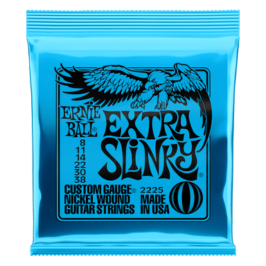 Ernie Ball Extra Slinky Nickel Wound Electric Guitar Strings - 8-38 Gauge-Buzz Music