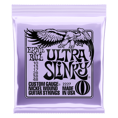 Ernie Ball Ultra Slinky Nickelwound Electric Guitar Strings 10 - 48 Gauge-Buzz Music