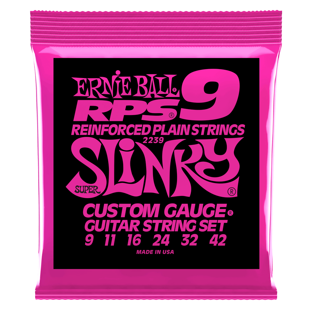 Ernie Ball Super Slinky Rps Nickel Wound Electric Guitar Strings - 9-42 Gauge-Buzz Music