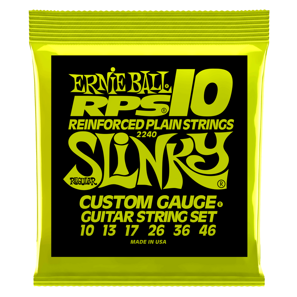 Ernie Ball Regular Slinky Rps Nickel Wound Electric Guitar Strings - 10-46 Gauge-Buzz Music