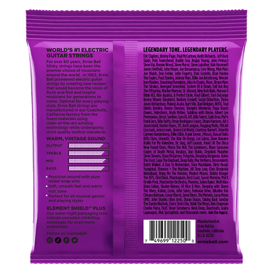 Ernie Ball Power Slinky Classic Rock N Roll Pure Nickel Wrap Electric Guitar Strings - 11-48 Gauge-Buzz Music