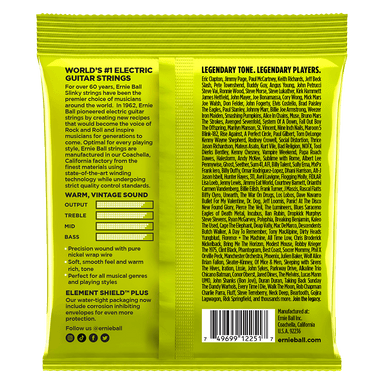 Ernie Ball Regular Slinky Classic Rock N Roll Pure Nickel Wrap Electric Guitar Strings - 10-46 Gauge-Buzz Music