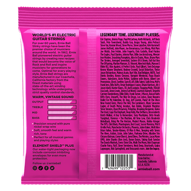 Ernie Ball Super Slinky Classic Rock N Roll Pure Nickel Wrap Electric Guitar Strings - 9-42 Gauge-Buzz Music