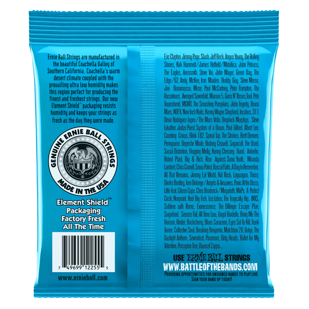 Ernie Ball Extra Slinky Classic Rock N Roll Pure Nickel Wrap Electric Guitar Strings - 8-38 Gauge-Buzz Music