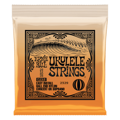 Ernie Ball Concert/Soprano Nylon Ball-End Ukulele Strings - Clear-Buzz Music