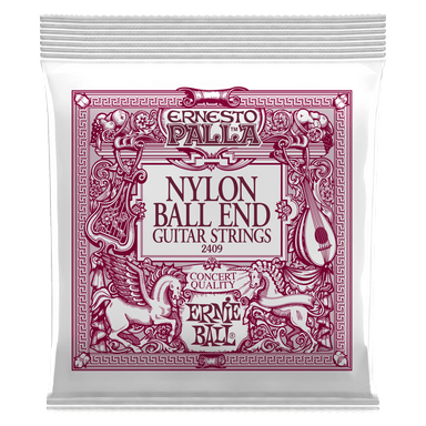 Ernie Ball Ernesto Palla Black & Gold Ball-End Nylon Classical Guitar Strings-Buzz Music