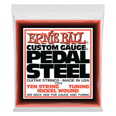 Ernie Ball Pedal Steel 10-String E9 Tuning Nickel Wound Electric Guitar Strings - 13-38 Gauge-Buzz Music