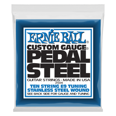 Ernie Ball Pedal Steel 10-String E9 Tuning Stainless Steel Wound Electric Guitar Strings-Buzz Music