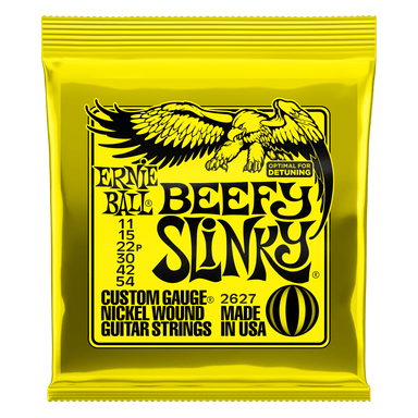 Ernie Ball Beefy Slinky Nickel Wound Electric Guitar Strings - 11-54 Gauge-Buzz Music