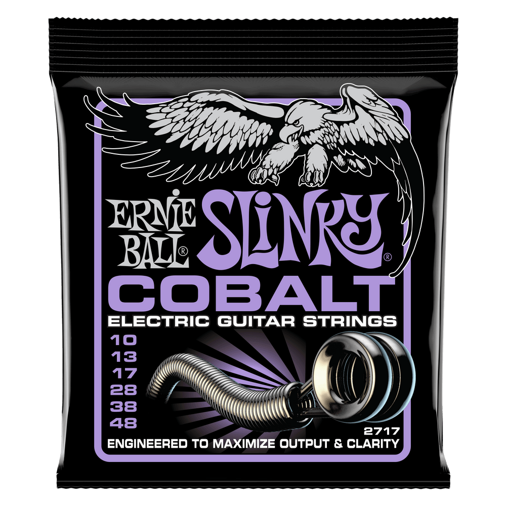 Ernie Ball Ultra Slinky Cobalt Electric Guitar Strings 10-48 Gauge-Buzz Music