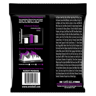 Ernie Ball Power Slinky Cobalt Electric Guitar Strings - 11-48 Gauge-Buzz Music