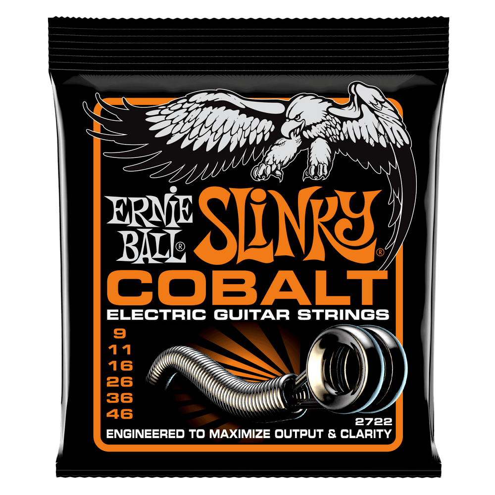 Ernie Ball Hybrid Slinky Cobalt Electric Guitar Strings - 9-46 Gauge-Buzz Music