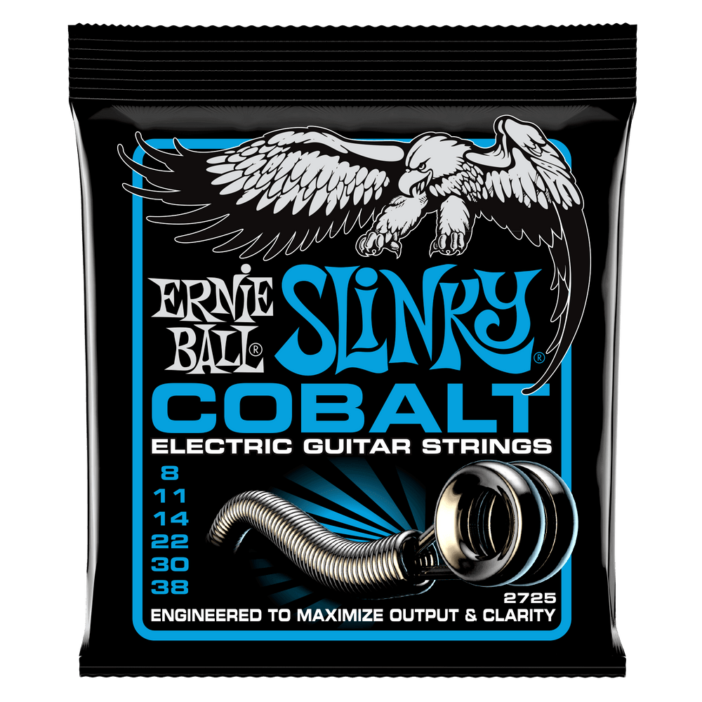 Ernie Ball Extra Slinky Cobalt Electric Guitar Strings - 8-38 Gauge-Buzz Music